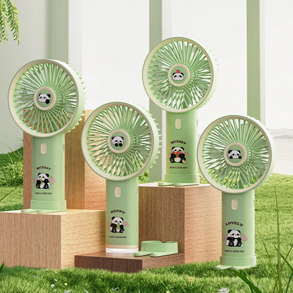 Damen Tragbarer Handventilator mit niedlichem Panda-Design Brehn