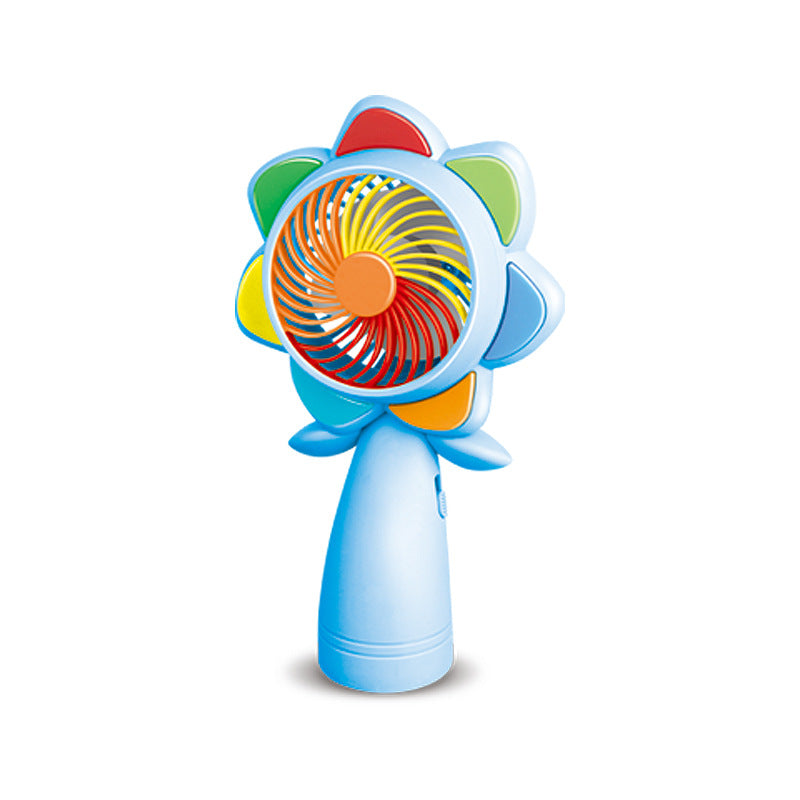 Unisex Tragbarer Mini-Handventilator im Blumen-Design Brehn
