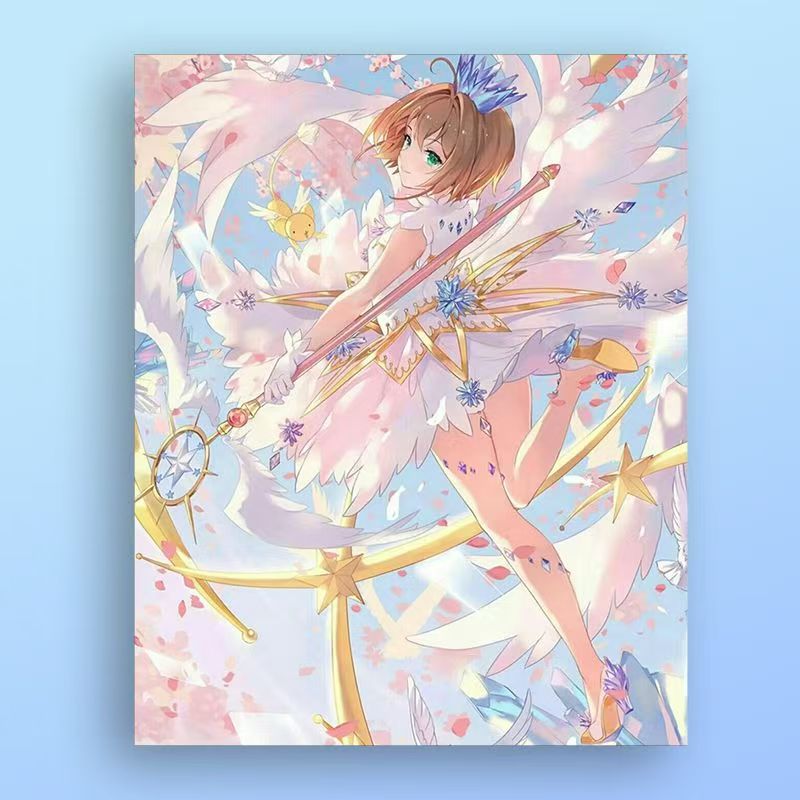 Anime-inspirierte Illustrationskunstdruck Brehn