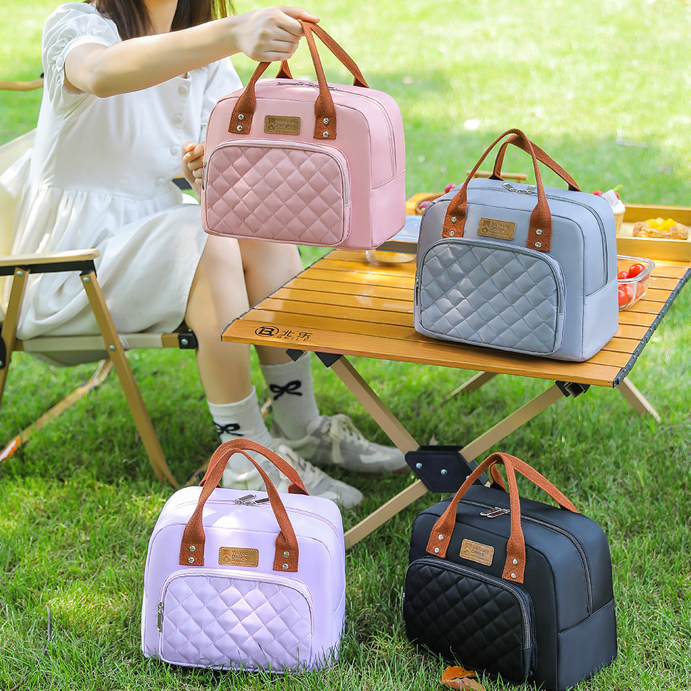Damen Kühltasche mit isolierter Inneneinrichtung und praktischen Trageriemen Brehn