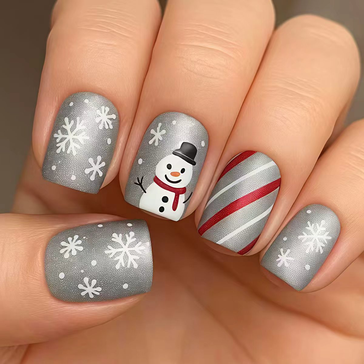 Festliche saisonale Nagelkunst Brehn