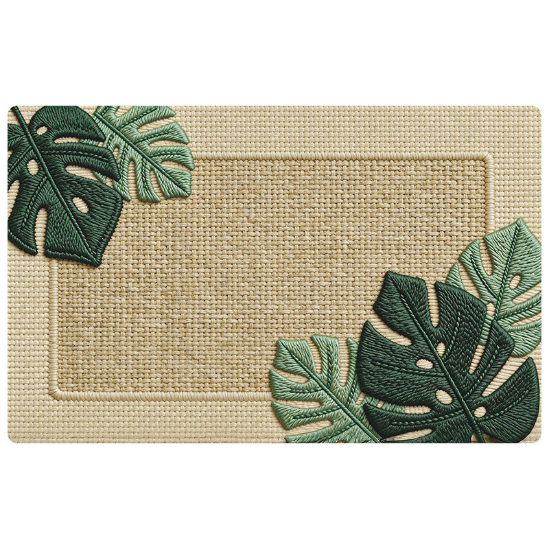 Floral bestickter Bereichsteppich Brehn