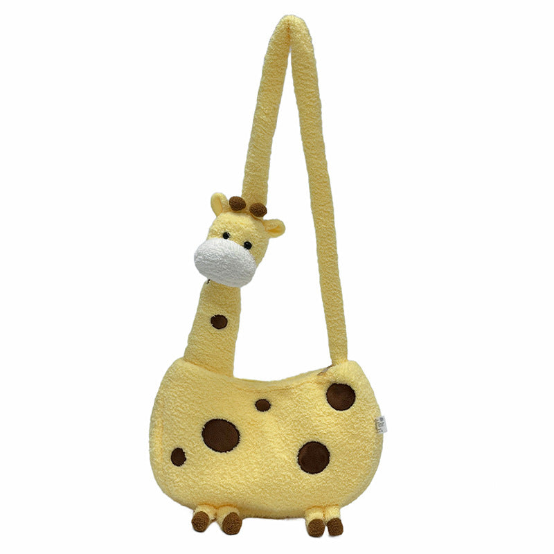 Plüsch Umhängetasche Im Giraffen-Design Brehn