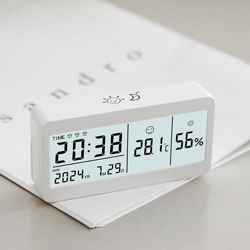 Digitaluhr mit Multifunktionalem Thermo- und Hygrometer Brehn
