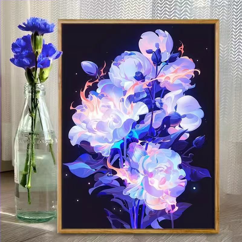Florale Fantasie Illustrationskunstdruck Brehn
