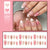 Kunstnagelset mit eleganten Blüten- und Glitzerelementen Brehn