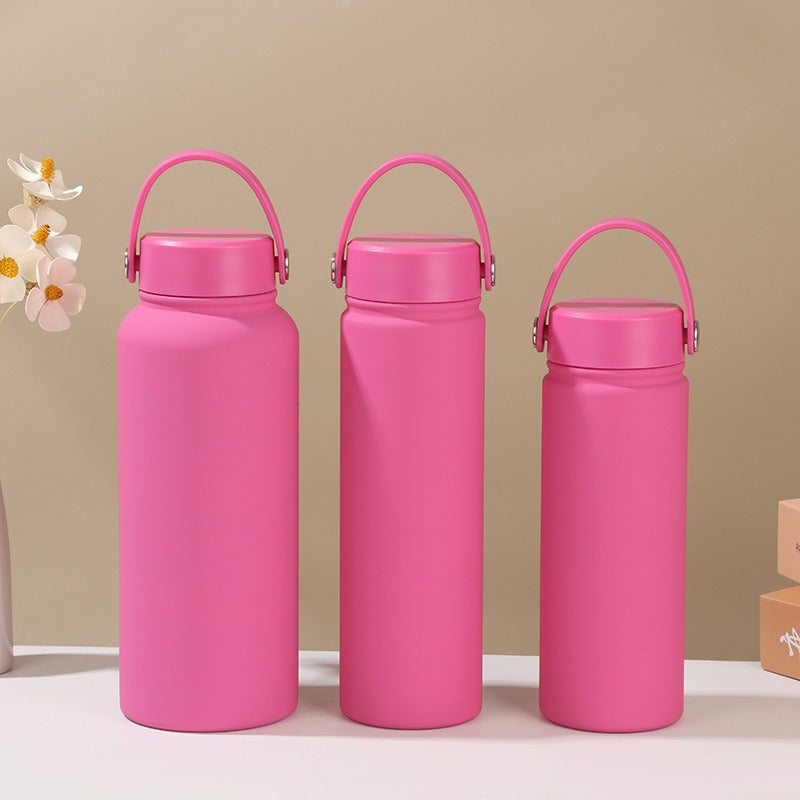 Damen isolierte Wasserflasche mit ergonomischem Tragegriff Brehn