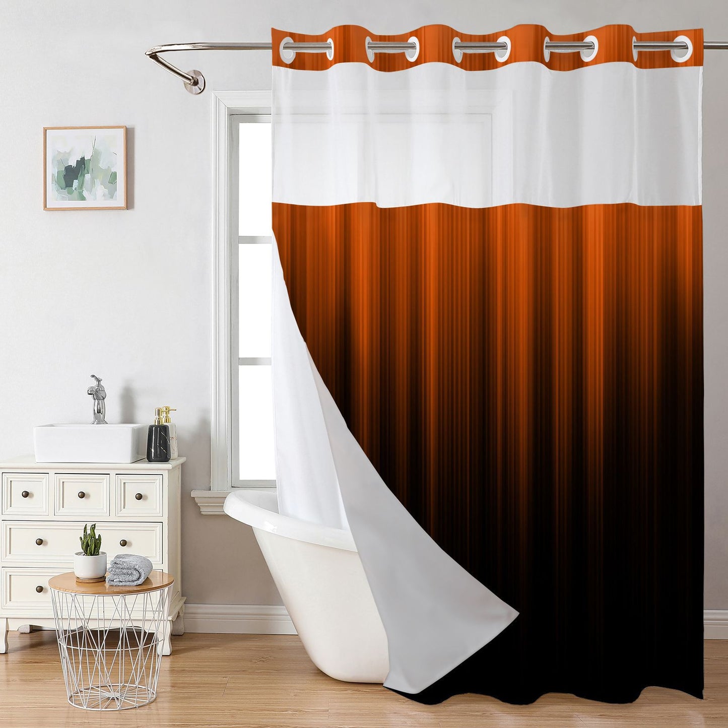 Moderne Gradient Duschvorhang Brehn