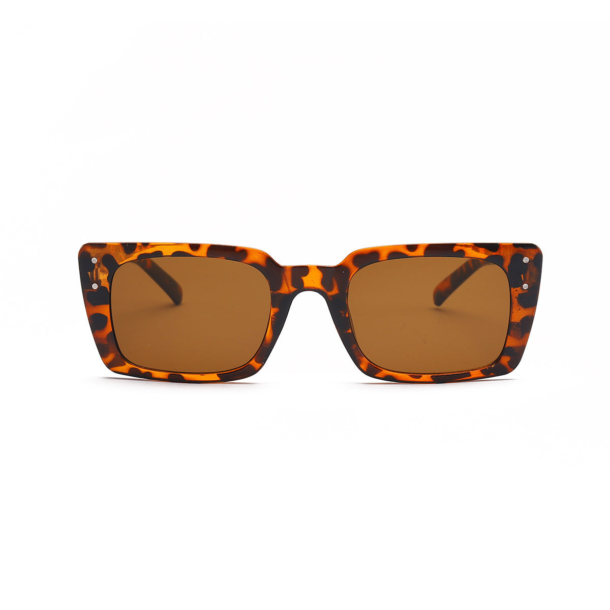 Damen quadratische Sonnenbrille mit tierischem Muster Brehn