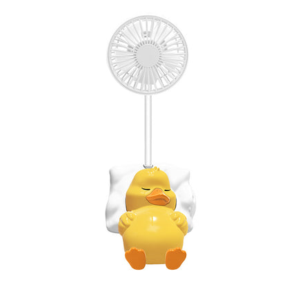 Unisex Tragbarer Mini-Ventilator mit lustigem Enten-Design Brehn