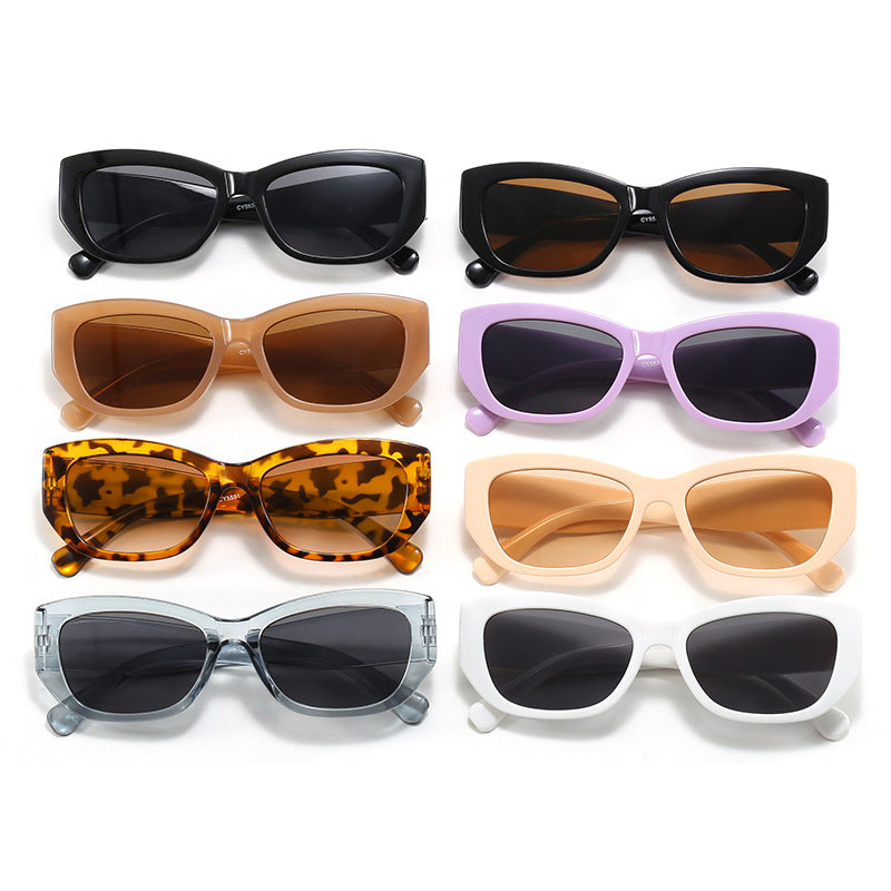 Damen modische Cat-Eye Sonnenbrille aus robustem Kunststoff Brehn