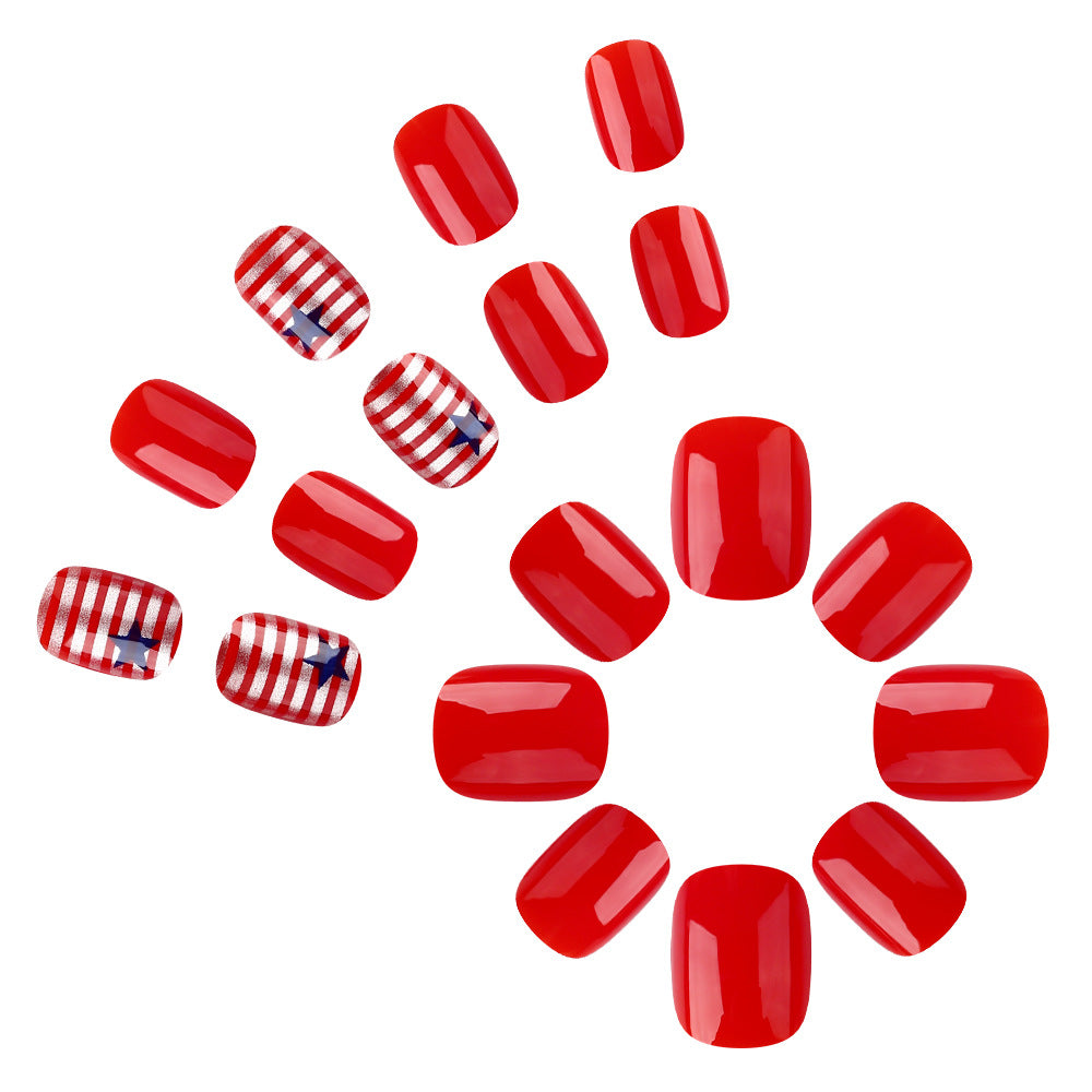 Patriotisches Nagelkunst Set Brehn