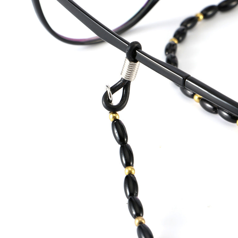 Stylische Perlenbrille Kette Brehn