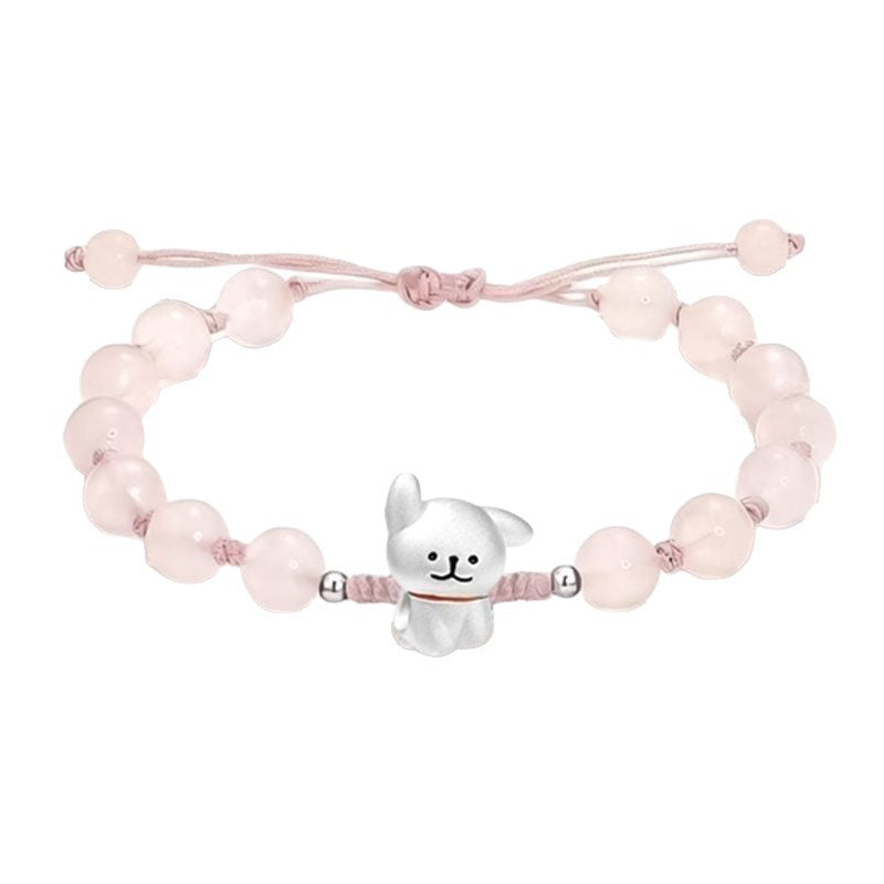 Verstellbares süßes Hund Charm Armband Brehn