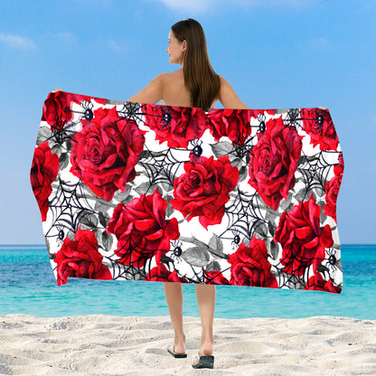 Strandtuch mit elegantem floralem Aquarelldesign Brehn