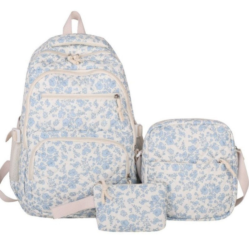 Multi-Zweck Blumenmuster Rucksack Set