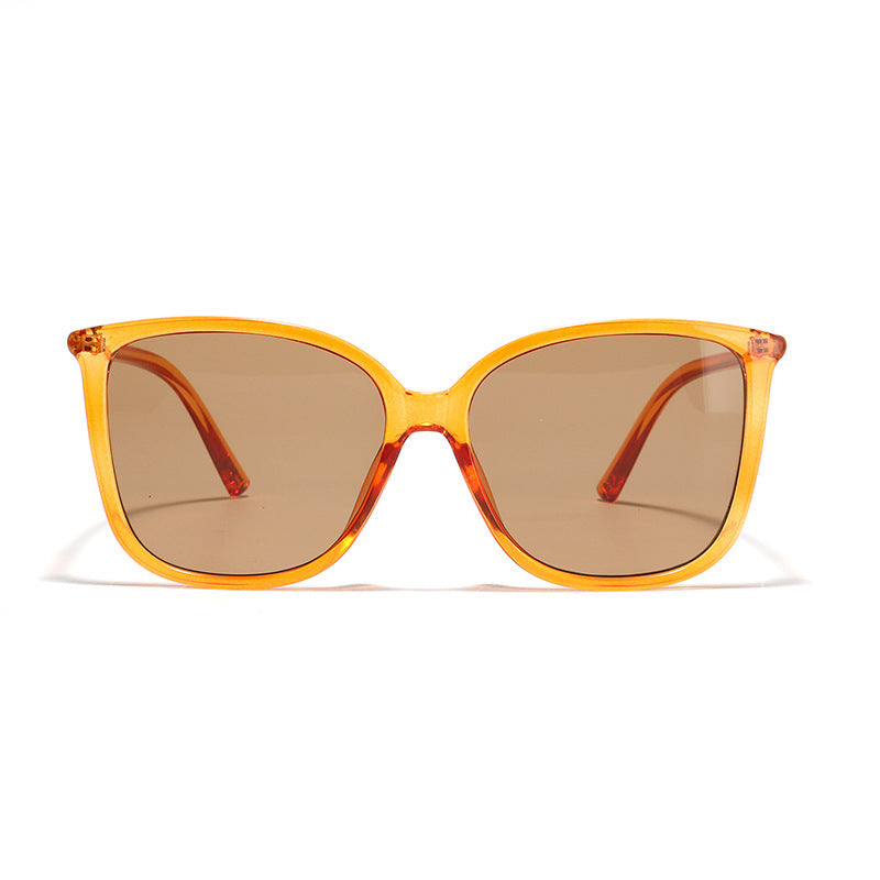Damen Cat-Eye Sonnenbrille mit luxuriösem Transparenzrahmen und UV-Schutz Brehn