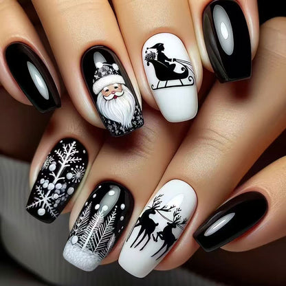 Festliches Winter-Nagelkunst-Design-Kit