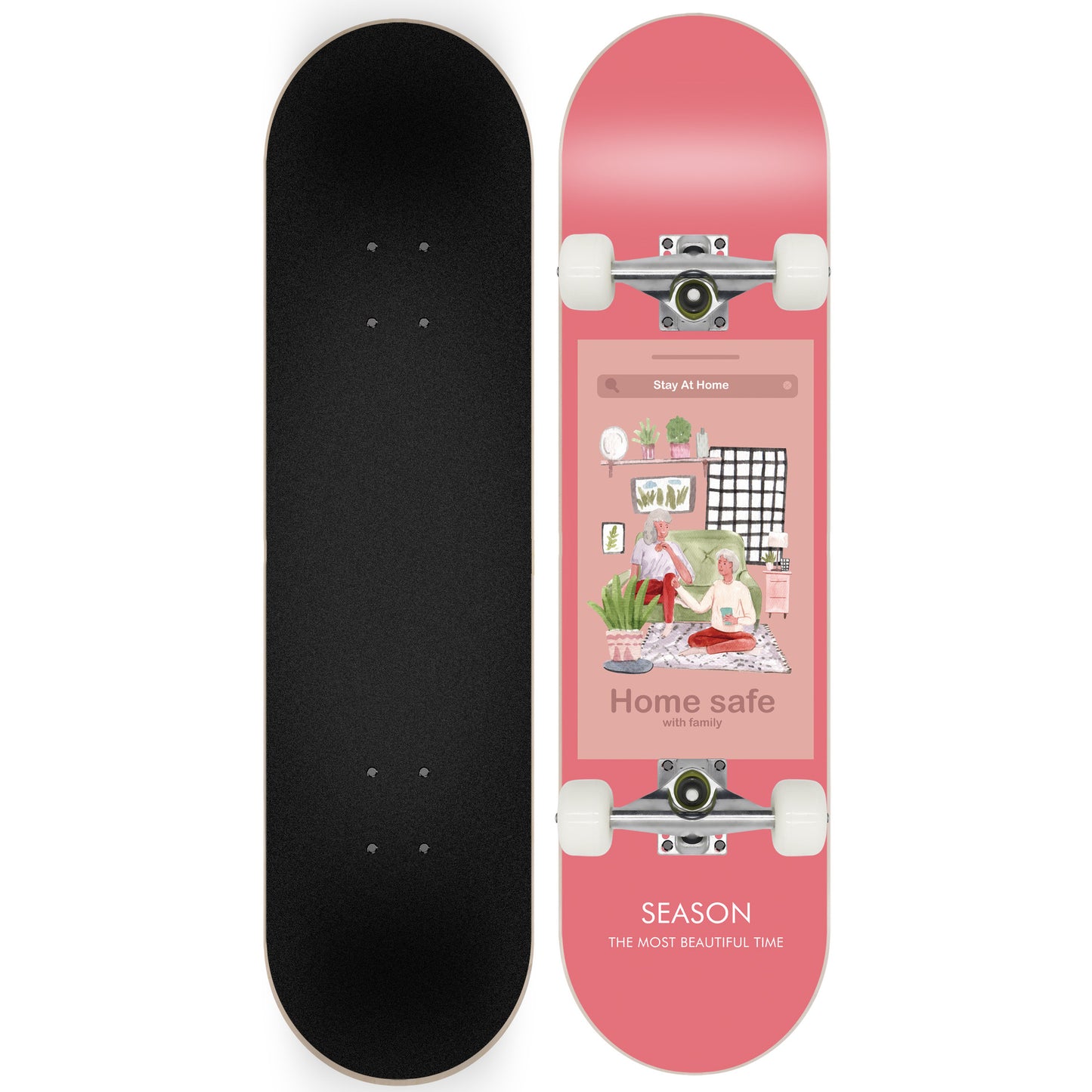 Skateboard mit Galaxy-Design Brehn