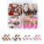 Künstlerisches Halloween-inspiriertes Aufklebenägel-Set Brehn