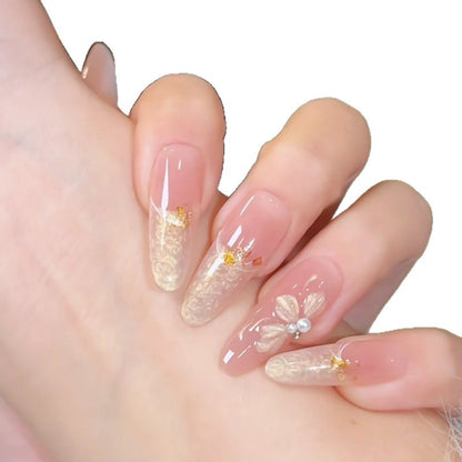 Blumen Acryl Nagelverlängerungen