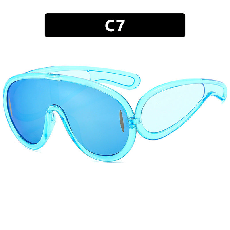 Damen modische Sonnenbrille mit abnehmbaren Gläsern Brehn