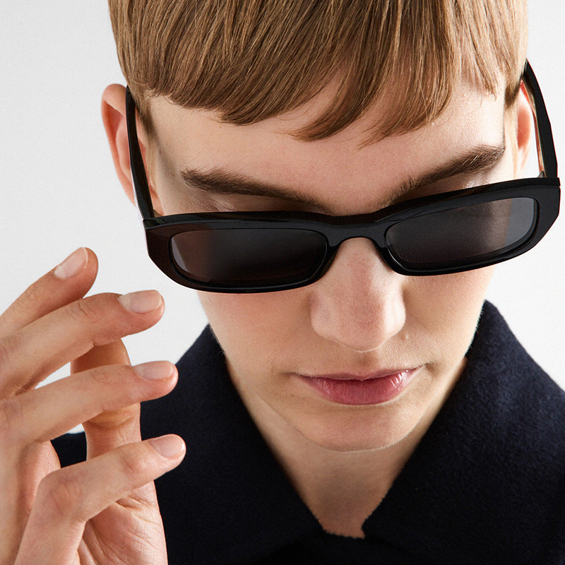Damen modische Sonnenbrille mit stilvollem, rechteckigem Rahmen Brehn