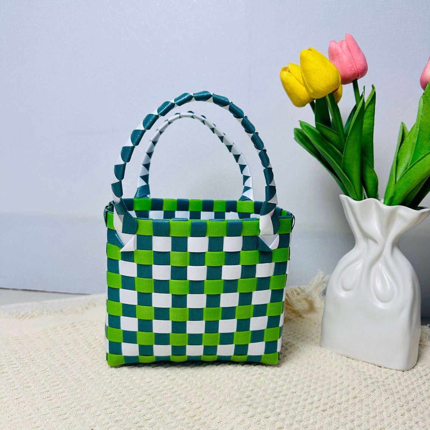 Geflochtene Jutetasche Brehn