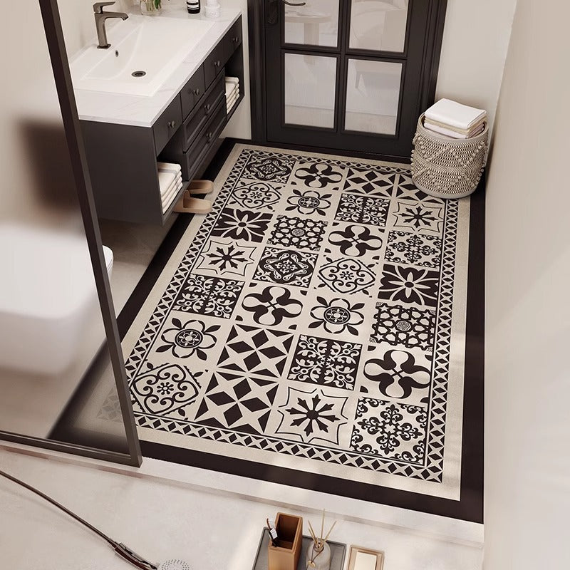 Tribal-Muster-Badezimmermatte Brehn