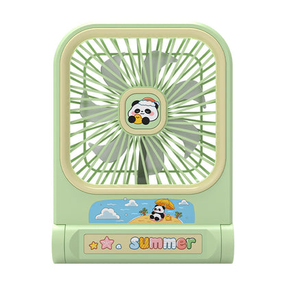 Damen Tragbarer Mini-Ventilator im verspielten Panda-Design Brehn