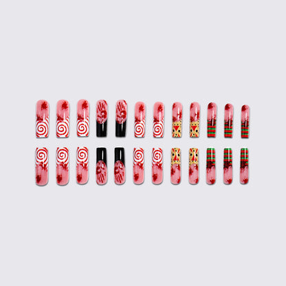 Kreatives Kunstnagelset mit gruseligen Halloween-Motiv Brehn