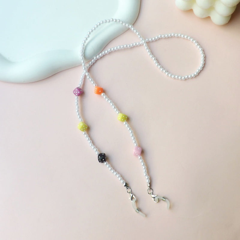 Elegante Perlen-Brillenkette Brehn