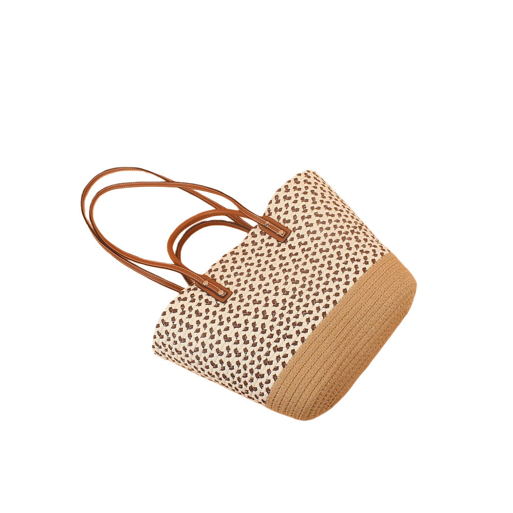 Elegante und Geräumige Strandtasche mit Geflochtenem Design Brehn
