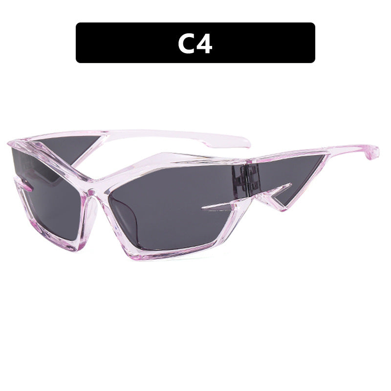 Damen futuristische Sport-Sonnenbrille Brehn