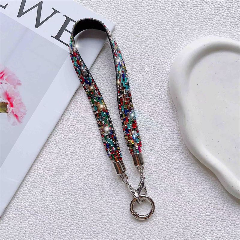 Dekorativer Strass-Handy-Lanyard Brehn