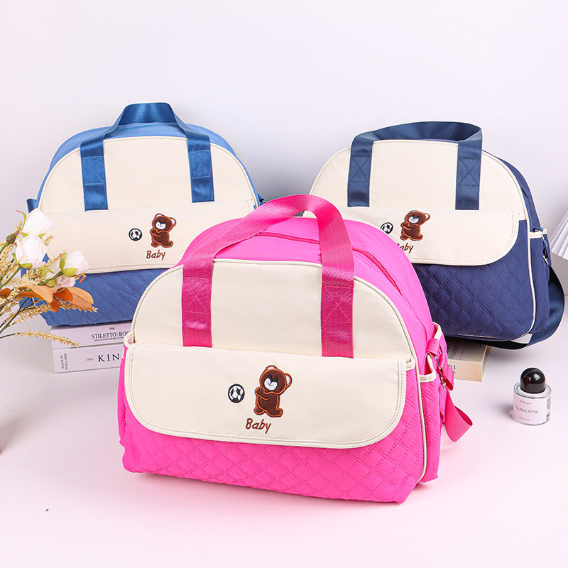 Stoff Wickeltasche mit Praktischem Wechselmatte Brehn