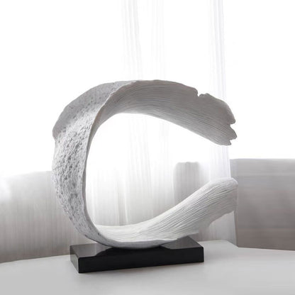 Moderne abstrakte dekorative Skulptur