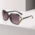 Elegante Übergroße Schmetterlingssonnenbrille Brehn