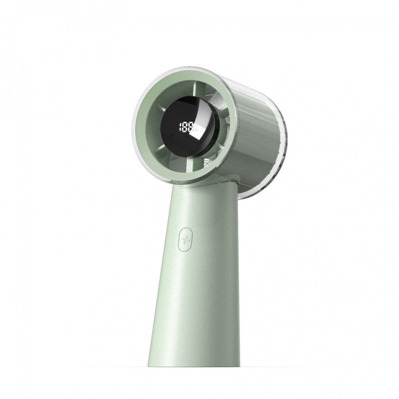 Damen tragbarer Handventilator mit intelligenter Temperatur- und Geschwindigkeitsregelung Brehn