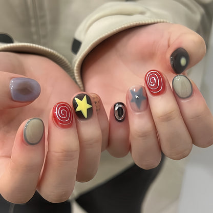 Künstlerische Vielfalt Nagelkunst Set Brehn