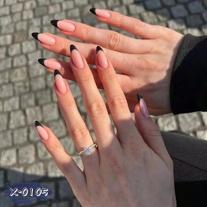 Elegante Stiletto Gel Nagelkunst