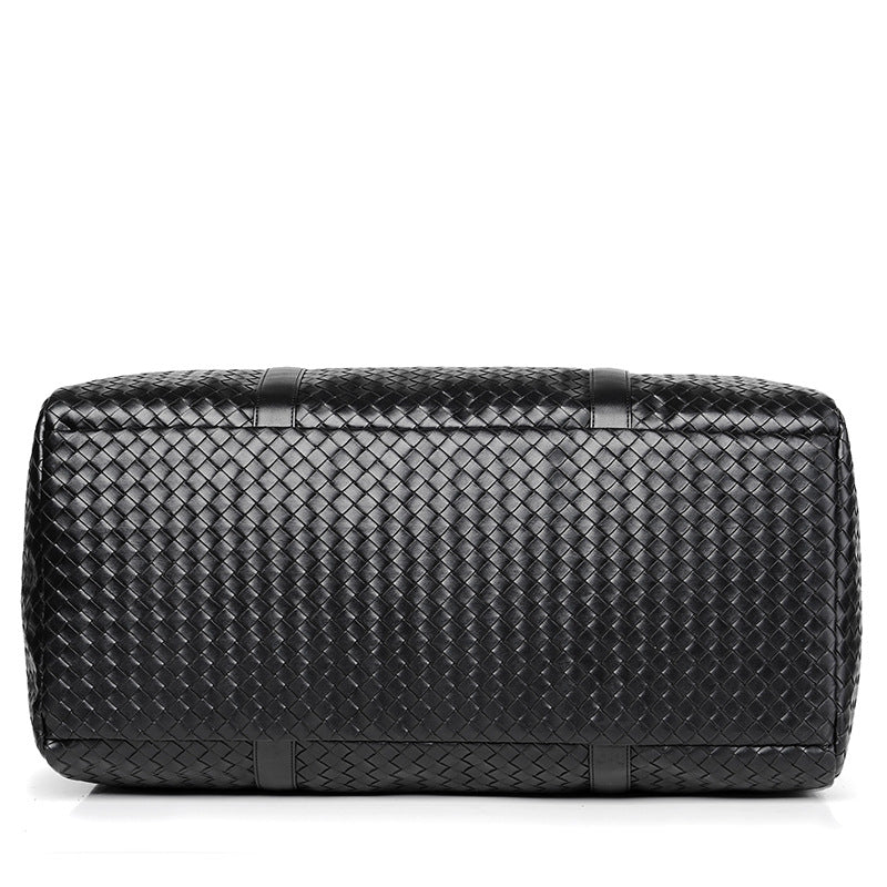 Gewebte Leder-Wochenend-Duffel-Tasche Brehn