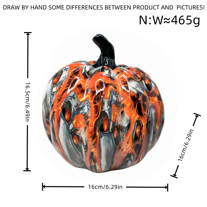 Kunstvolle Halloween Kürbisfigur Brehn