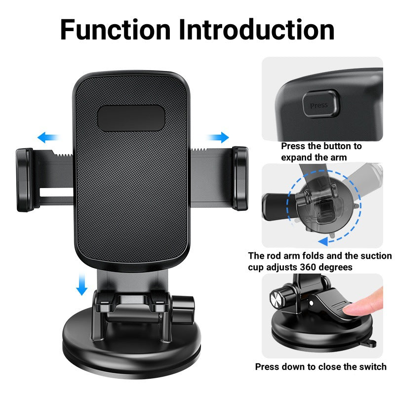 Unisex Auto-Smartphone-Halter mit 360-Grad-Drehmechanismus Brehn