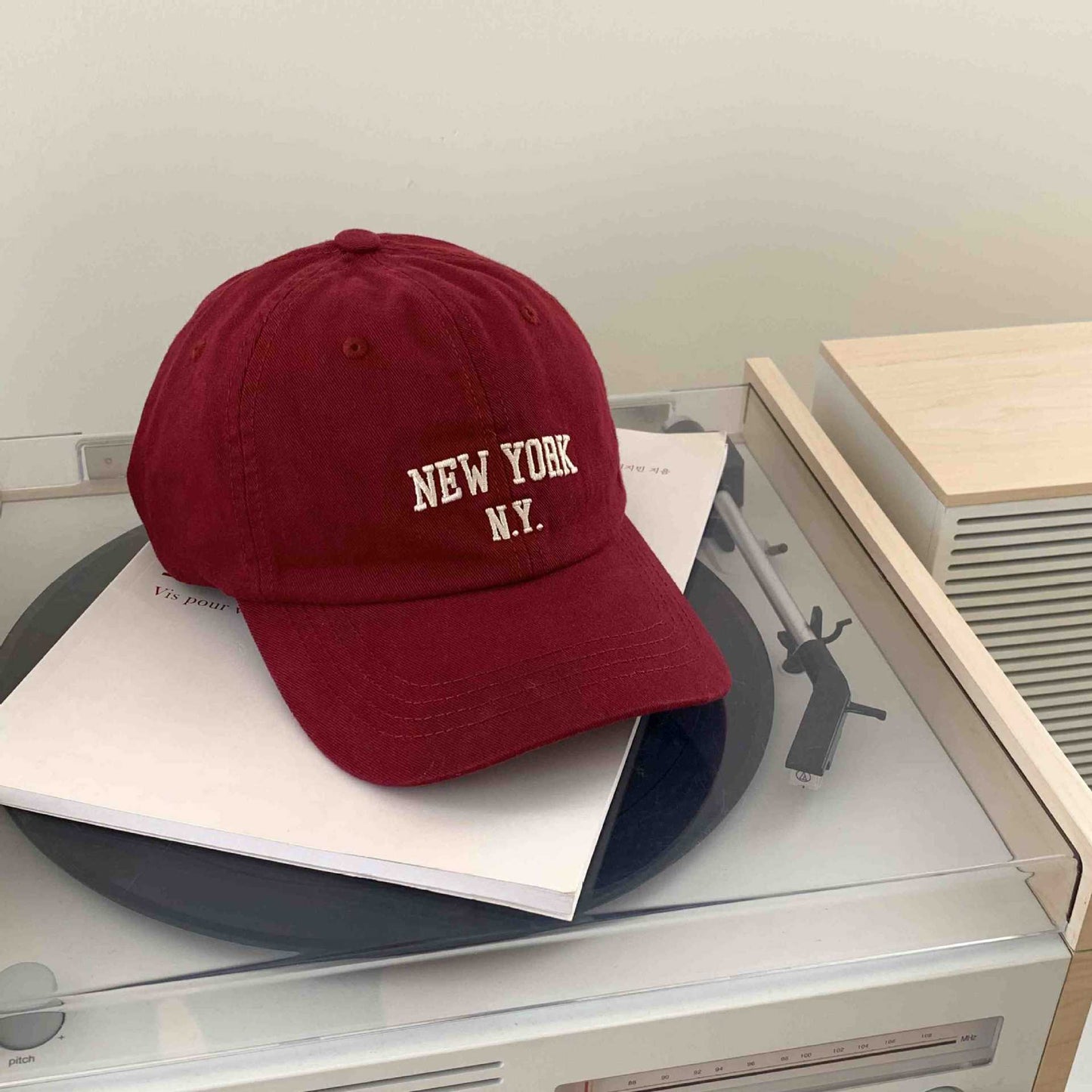 Unisex Bestickte New York Statement Baseball Cap Brehn
