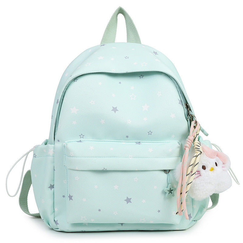 Sternmuster Plüsch Rucksack Brehn