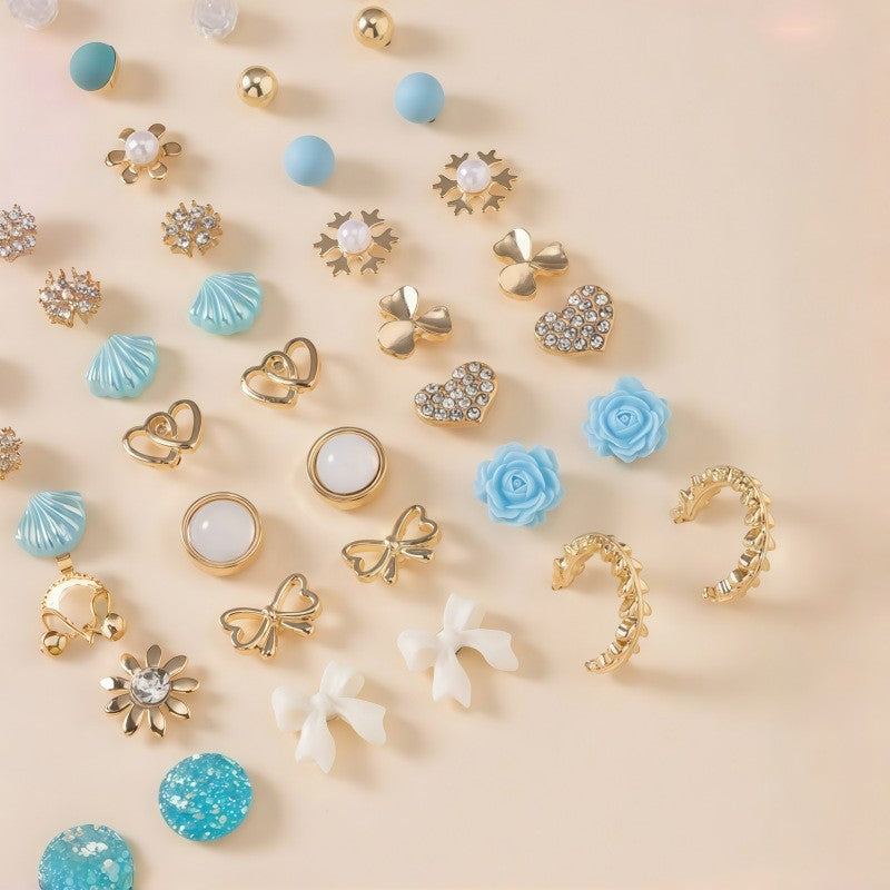 Glitzernde Ohrringe Set Brehn