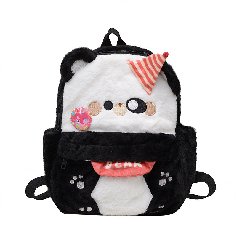 Plüsch Rucksack mit Süßem Bärenmotiv Brehn