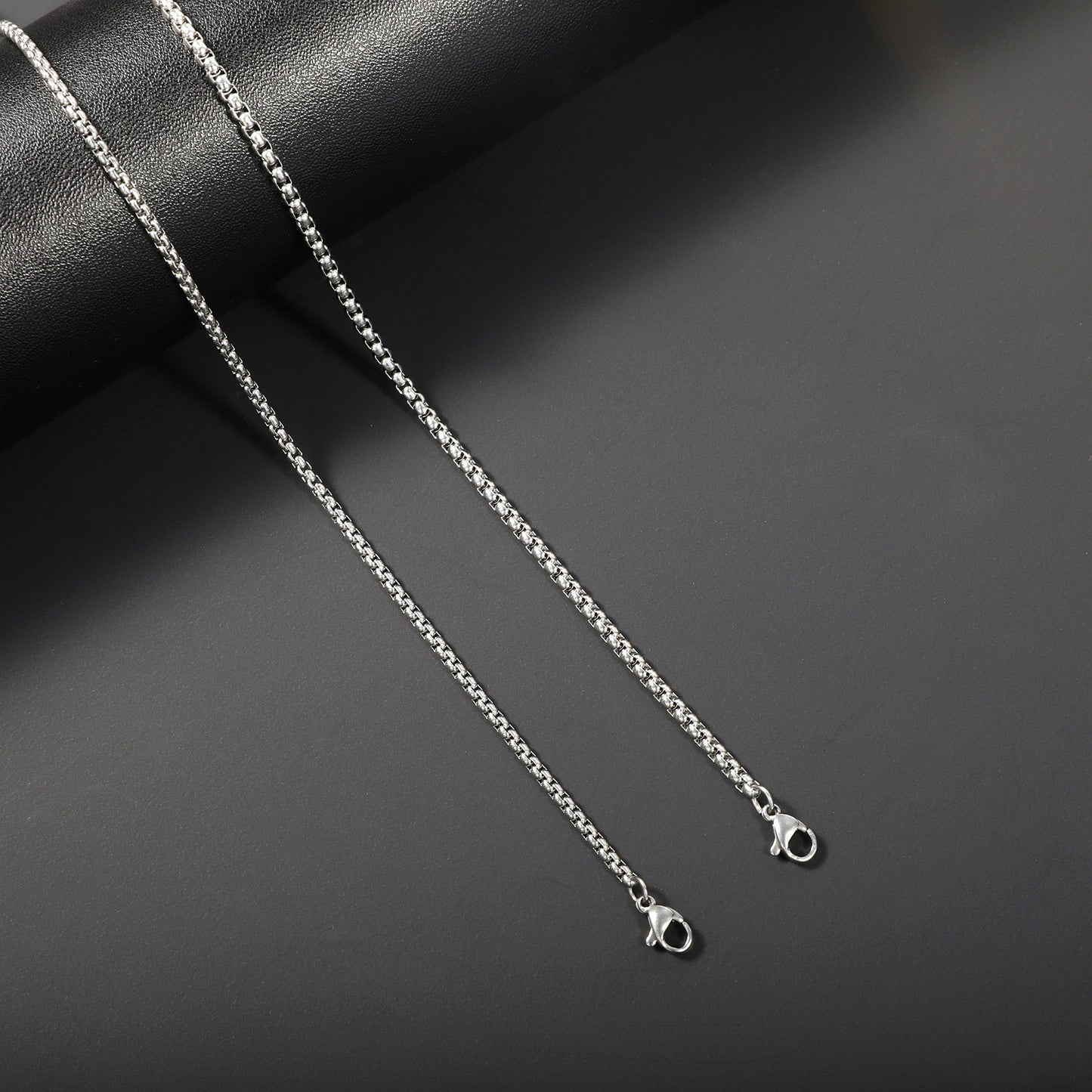 Elegante Edelstahl-Ketten-Halskette Brehn