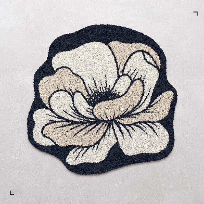 Blumenförmiger Teppich 1789754099